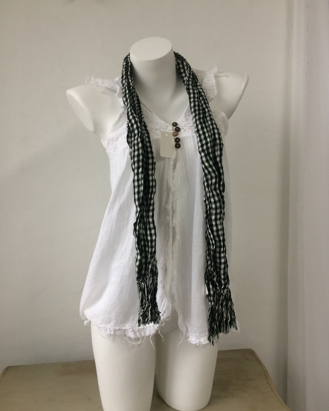 check pattern scarf 상품이미지3