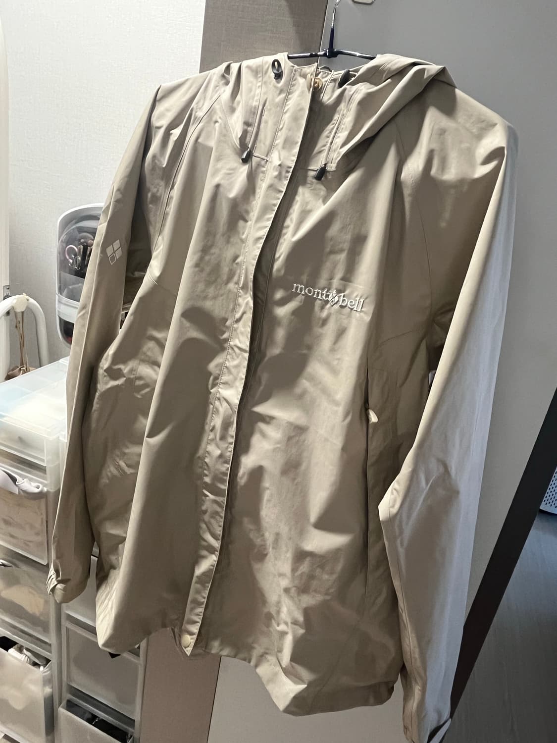 몽벨 스톰크루저 방수 바람막이 샌드베이지xl 상품이미지4