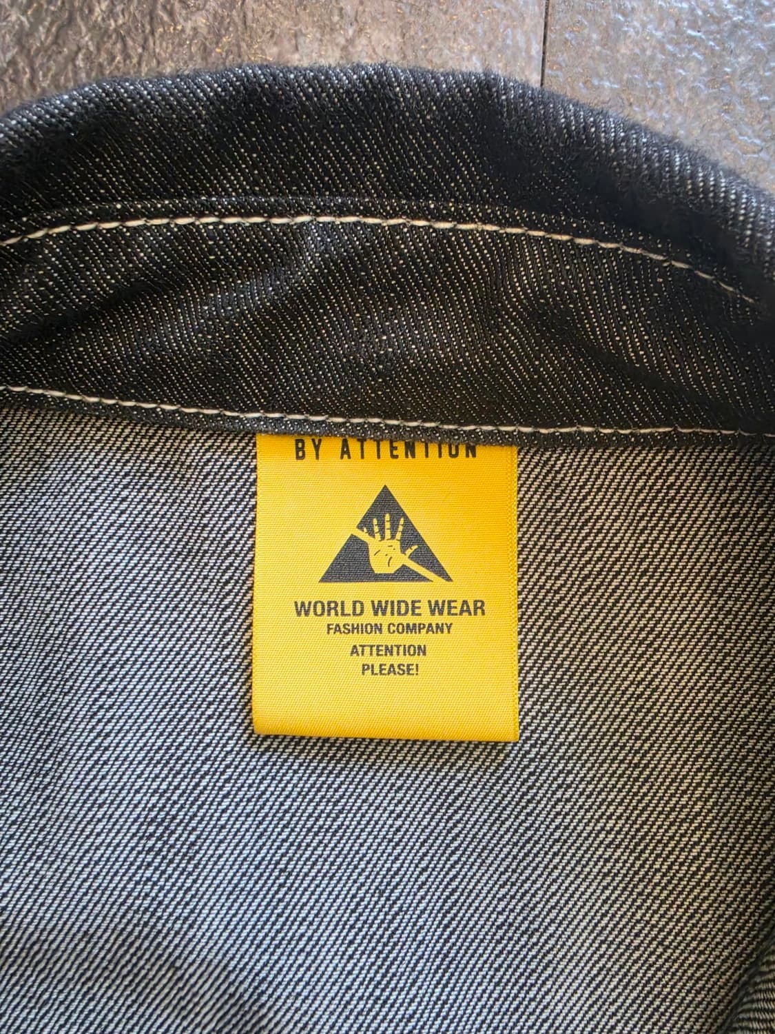 Attention 브랜드 World Wide Wear 데님자켓 상품이미지4