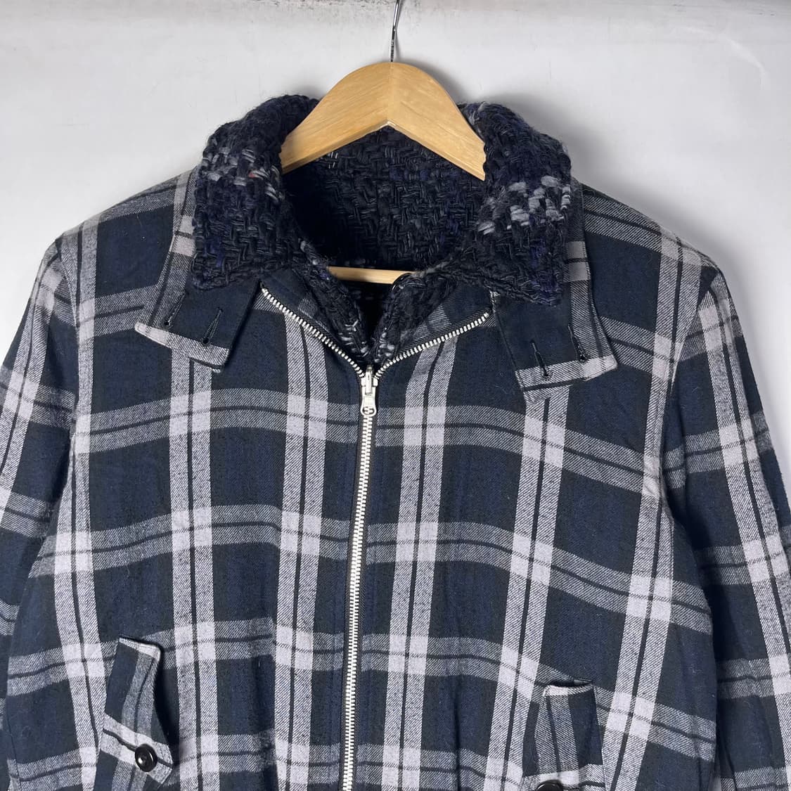 [Sacai] 15AW 사카이 리버시블 트위드 자켓 상품이미지7