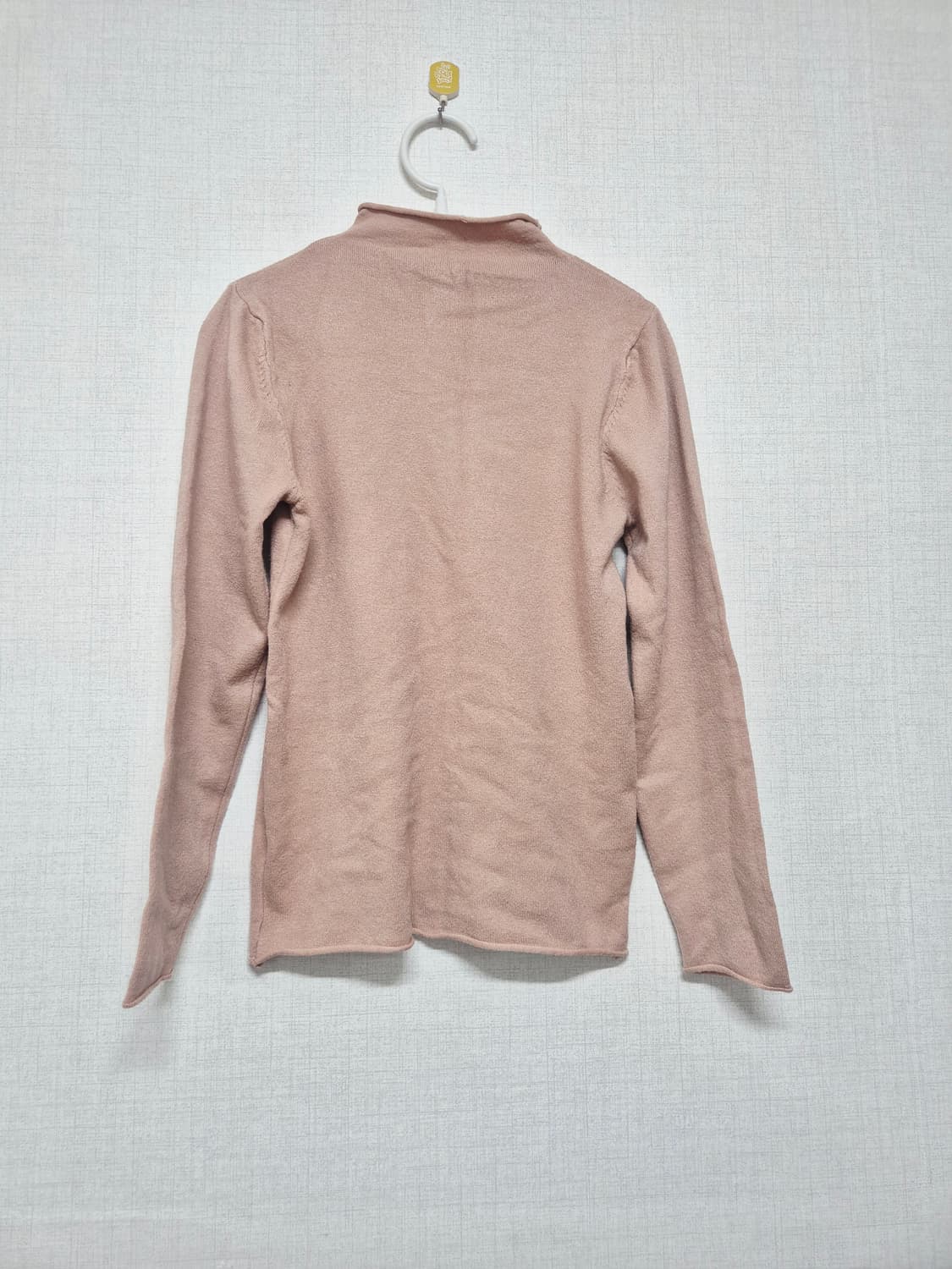 핑크 목폴라 니트 상품이미지2