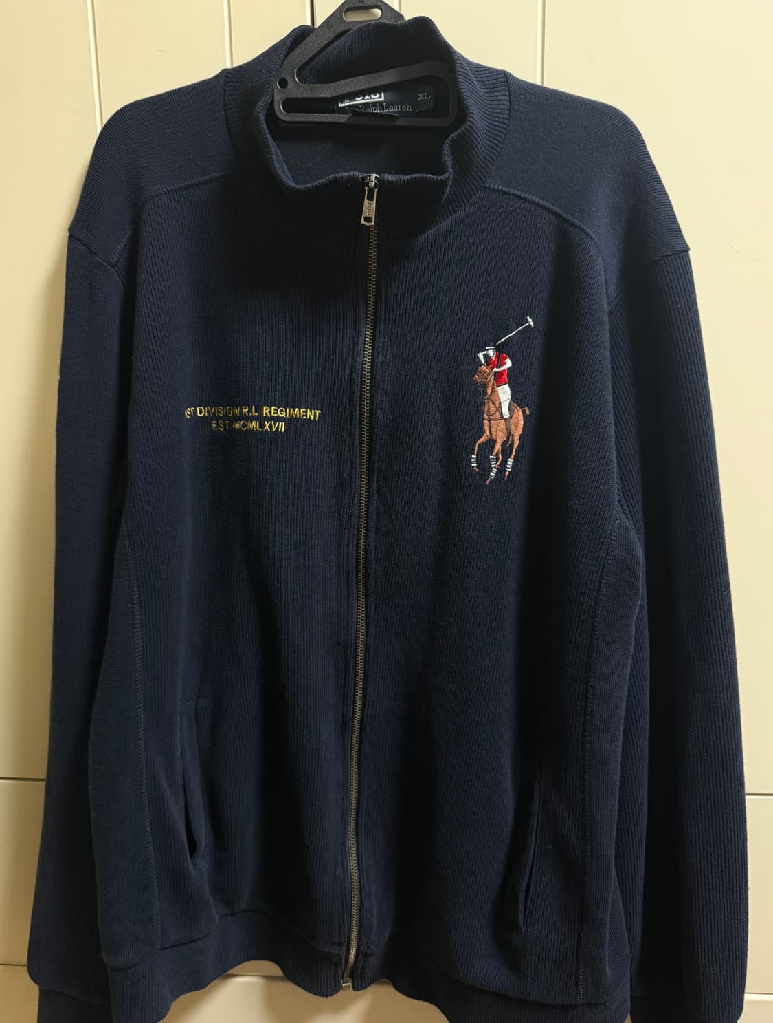 폴로 빅포니 니트 집업 상품이미지1