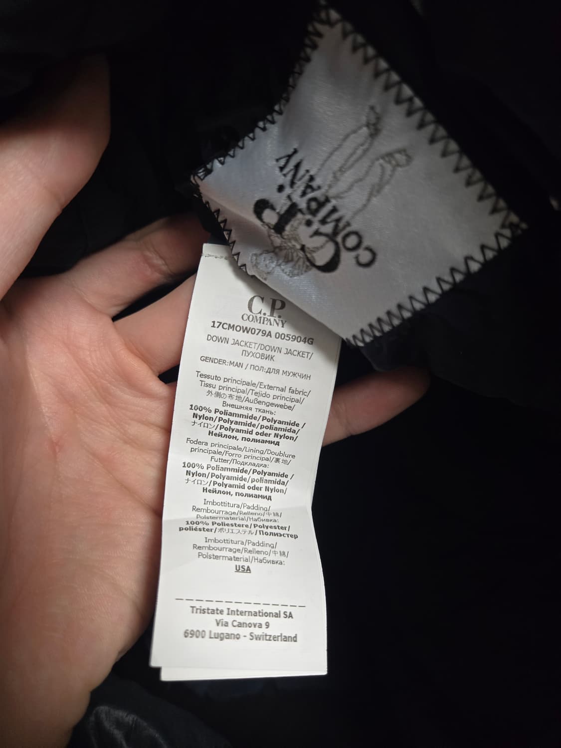 cp컴퍼니 크롬R 덕다운 점퍼 고글 패딩 L 100~105 이클립스 블루 상품이미지10