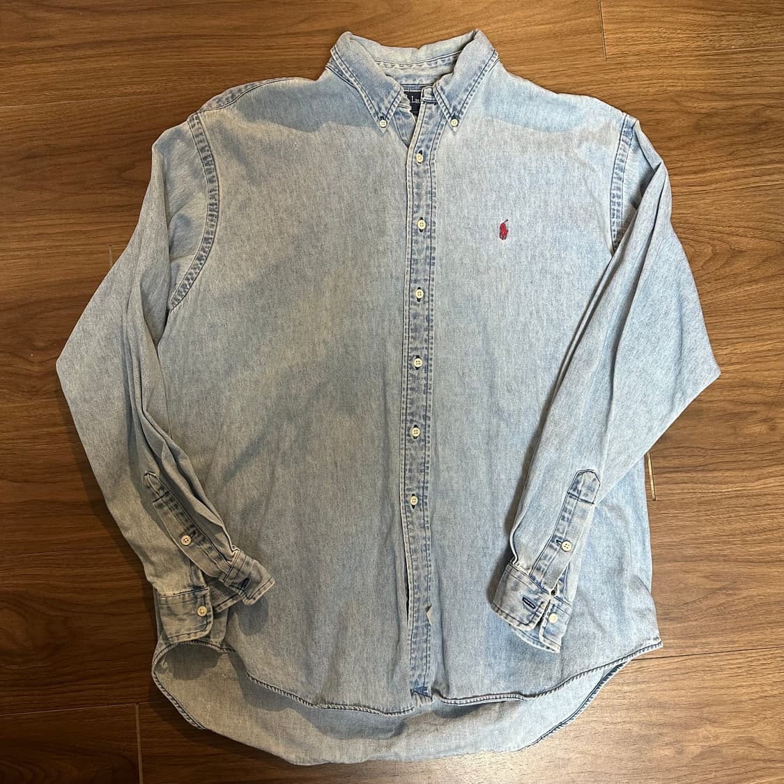빈티지 폴로 데님셔츠 XL 상품이미지1
