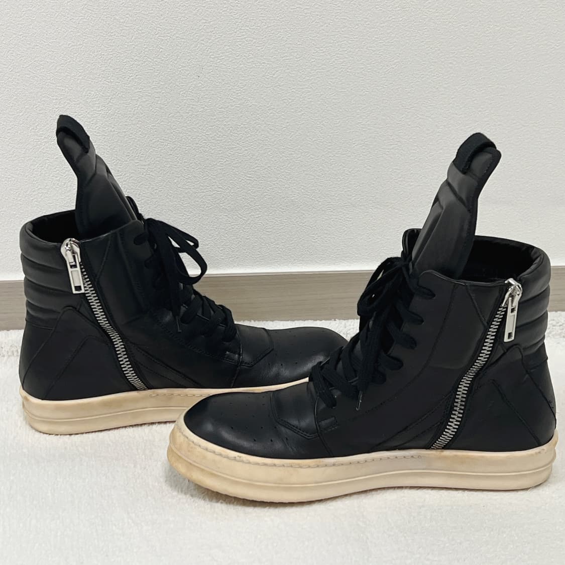 릭오웬스 16FW 지오바스켓 모노크롬 LPO 검검흰 상품이미지5