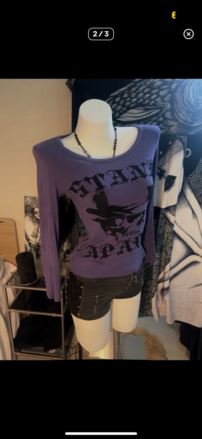 vintage punk shorts 상품이미지3