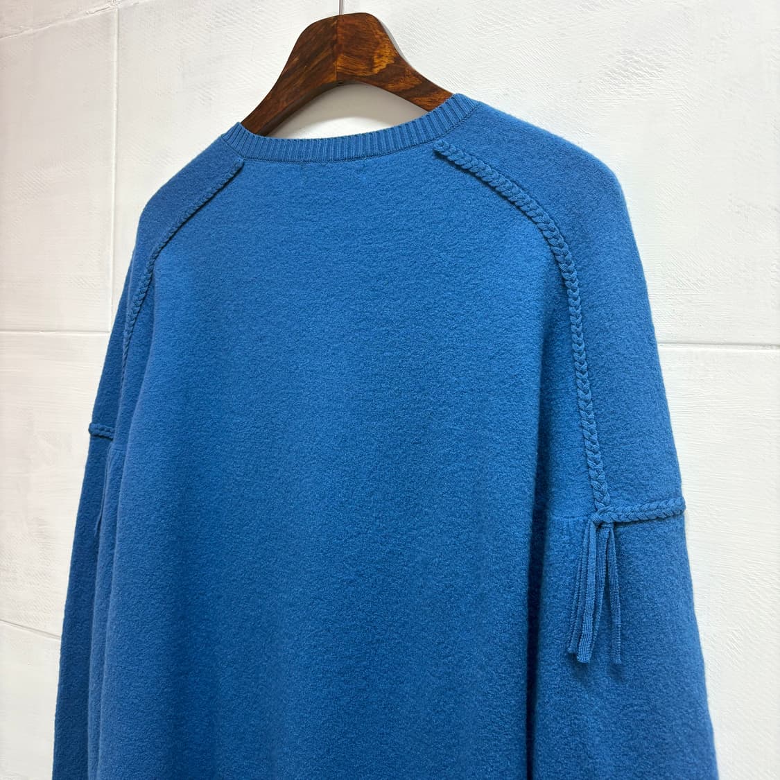 GIANNI LO GIUDICE 울 블루 리본 가디건  상품이미지6