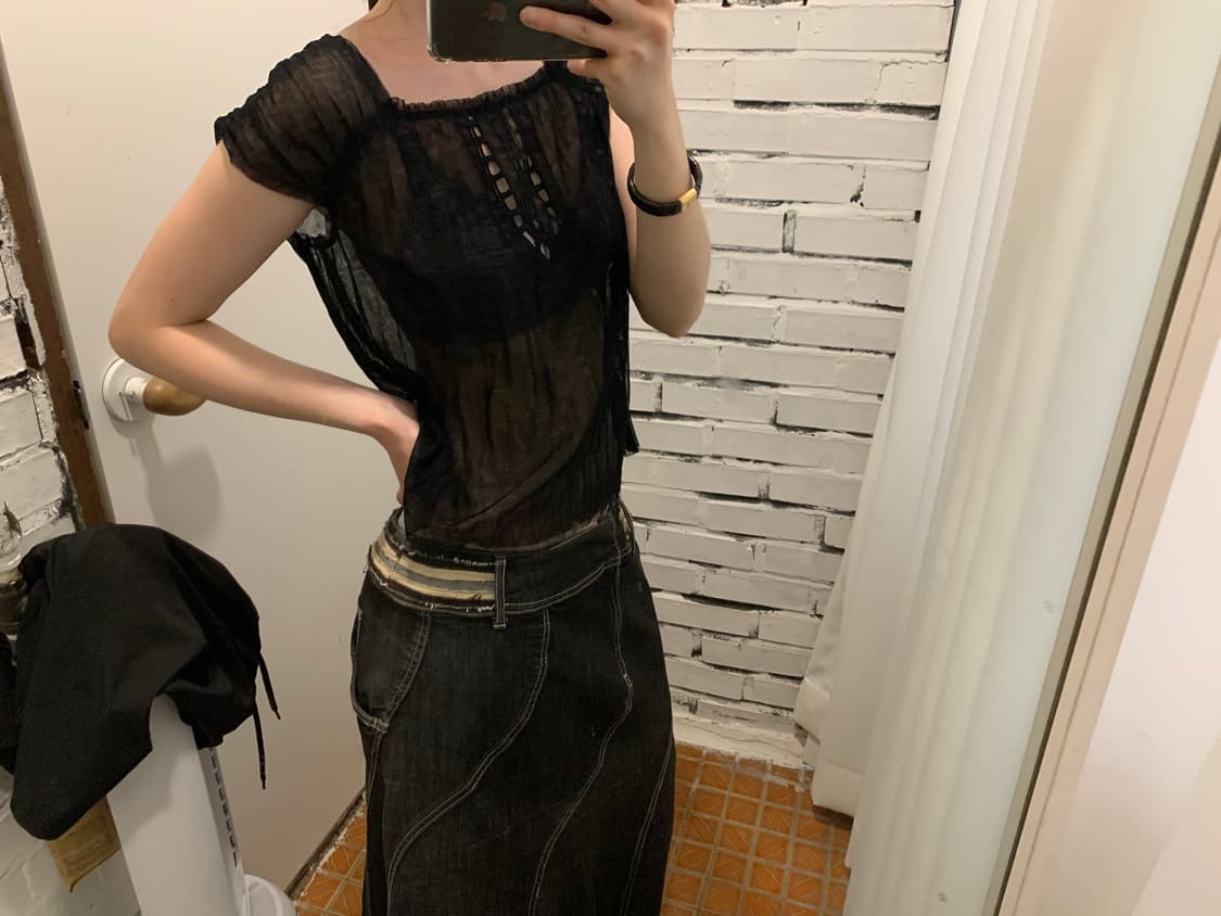 Hiroko bis see-through blouse 상품이미지6