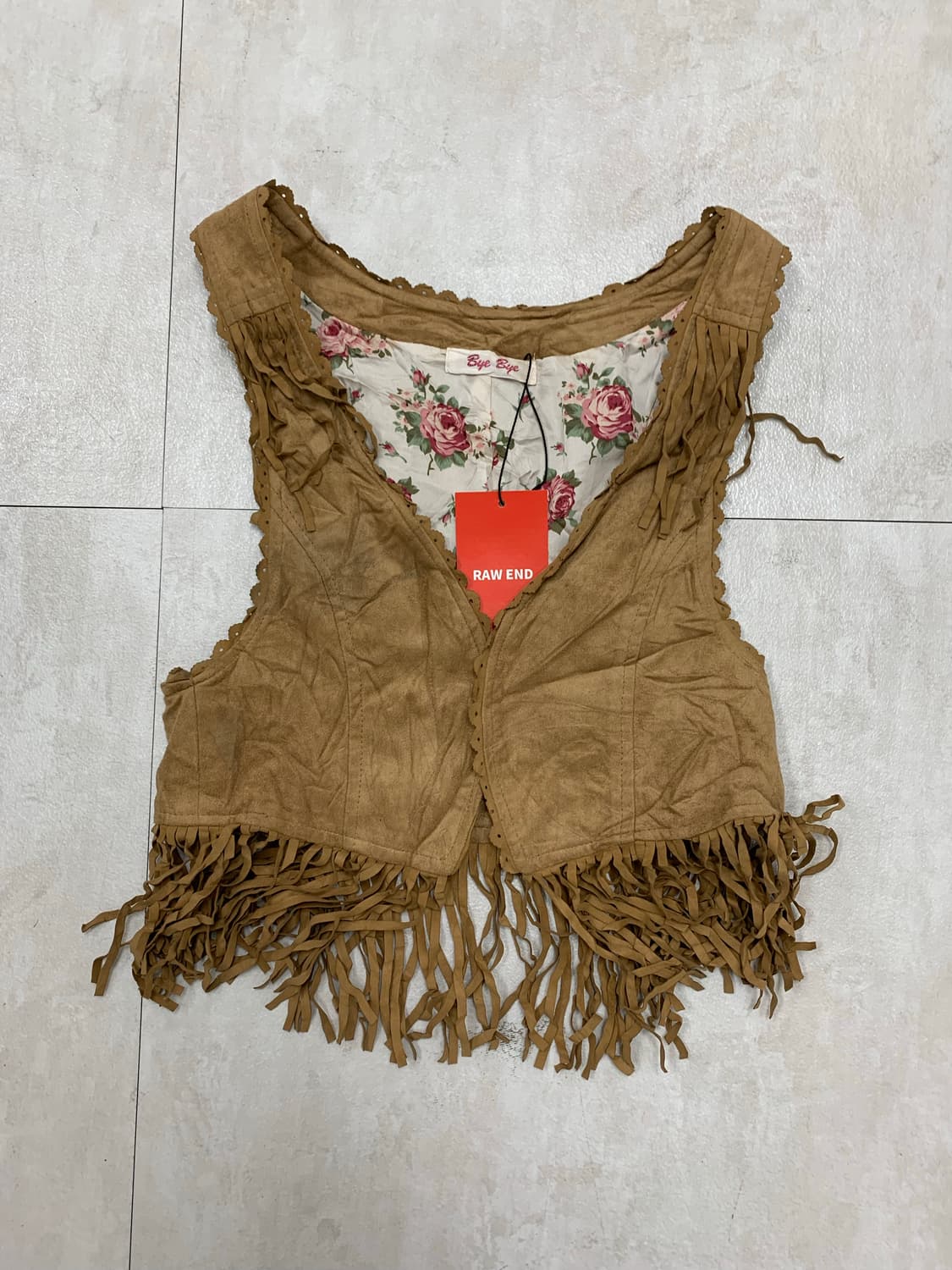 Byebye 스웨이드 웨스턴 베스트 #511 상품이미지1