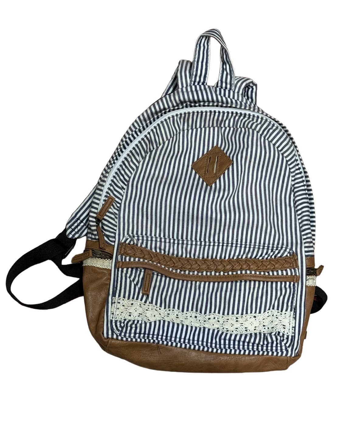 모리 돼지코 스트라이프 레이스 백팩 상품이미지1