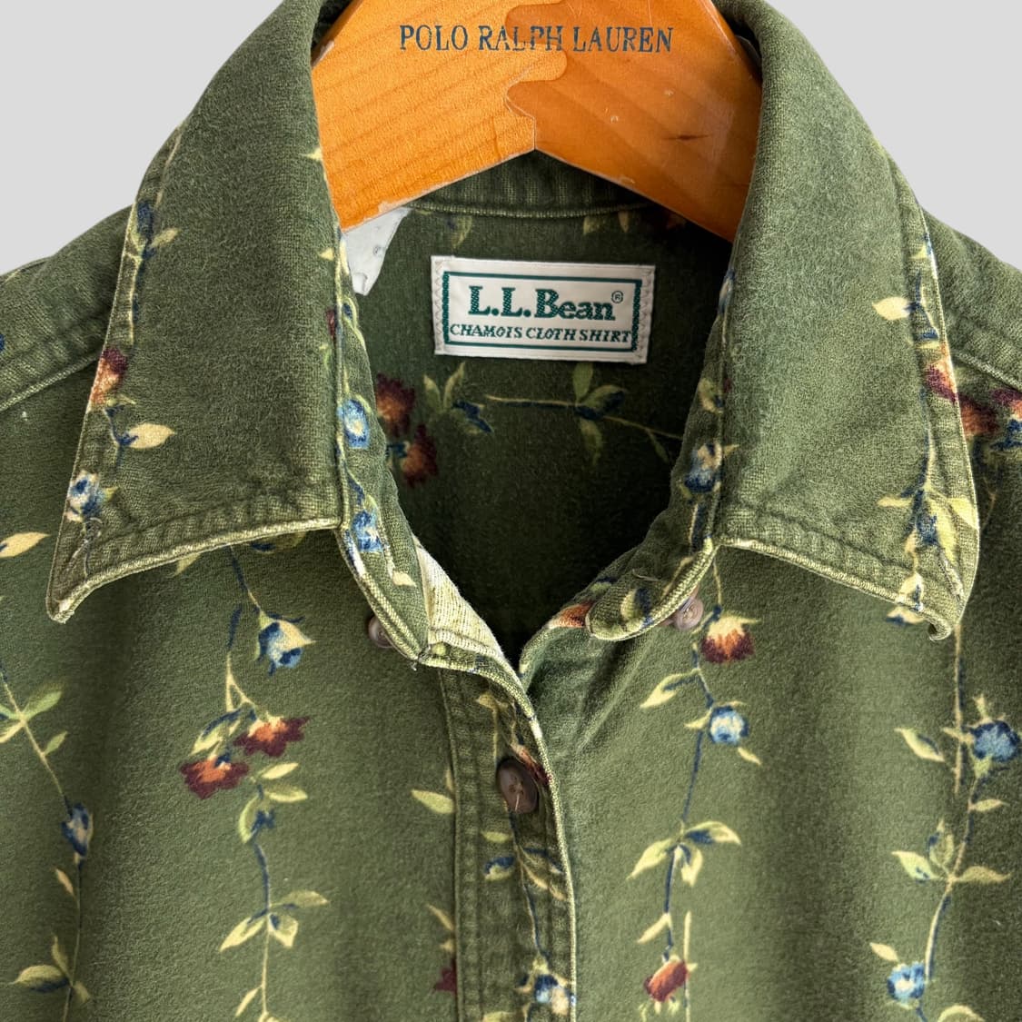 (여성XS)빈티지 L.L.bean 엘엘빈 플라워 패턴 셔츠 상품이미지3