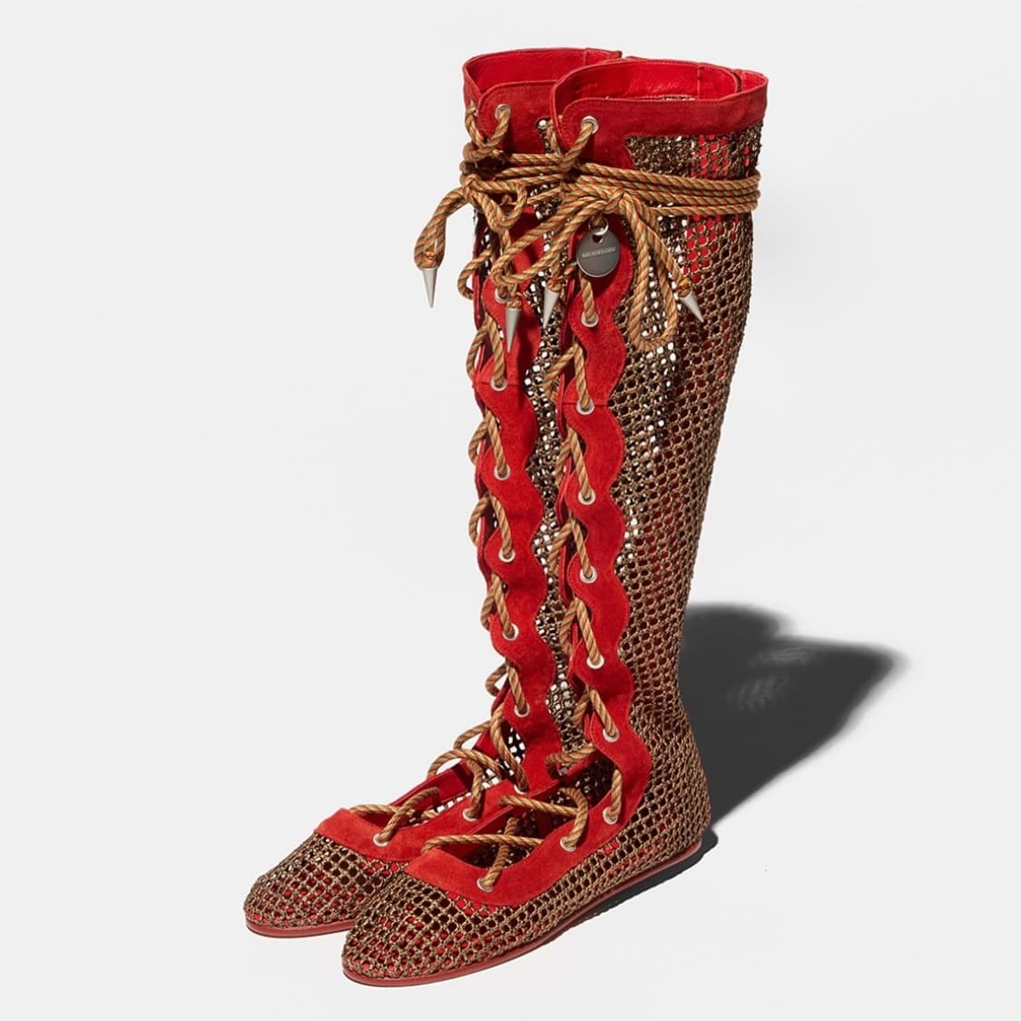 [36,37]키코 코스타디노브 26ss Reticella 부츠/레드 상품이미지6