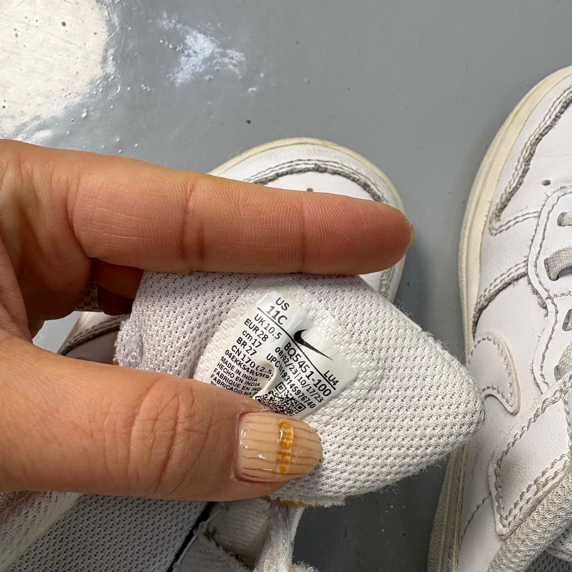 170 나이키 키즈 코트 버로우 운동화 0406J 상품이미지8