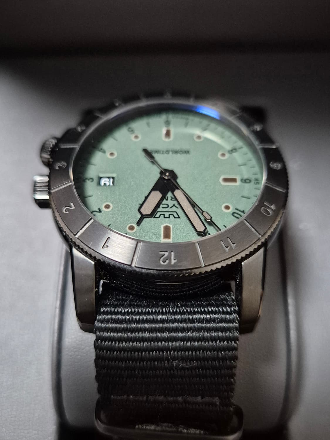 [GLYCINE] 글라이신 에어맨 월드타이머 스텔스 시계 상품이미지6