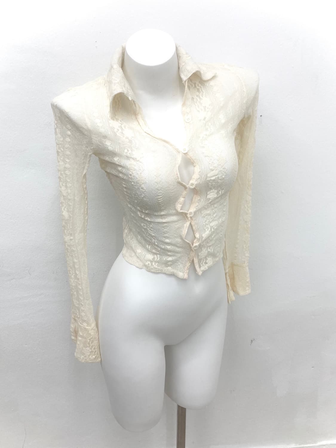 Ivory crochet blouse 상품이미지2