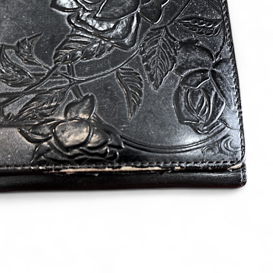 장폴고티에 뉴로즈 형압 레더 지갑 00s 아카이브 상품이미지3