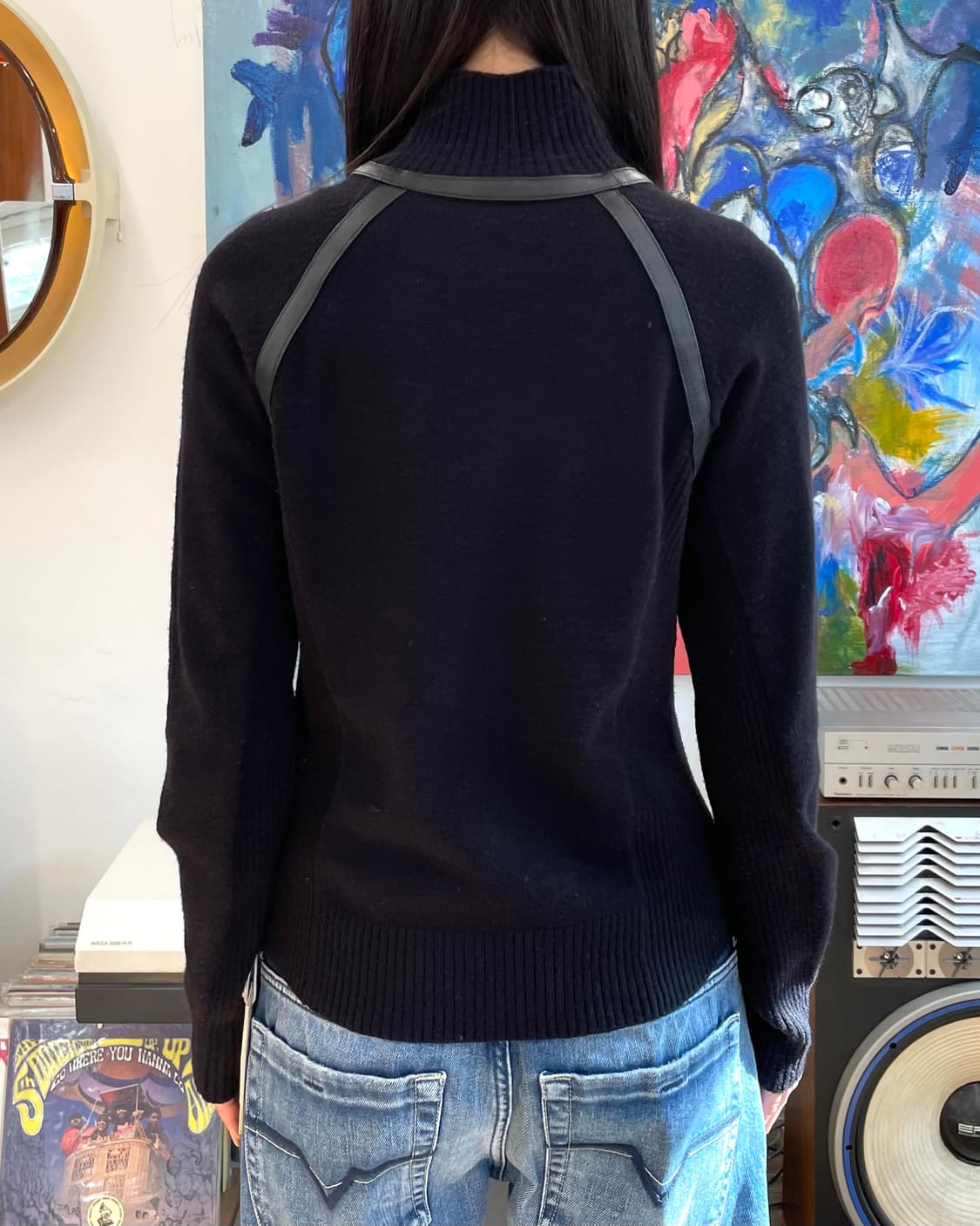 [L] 아르마니 익스체인지 니트 집업 상품이미지3