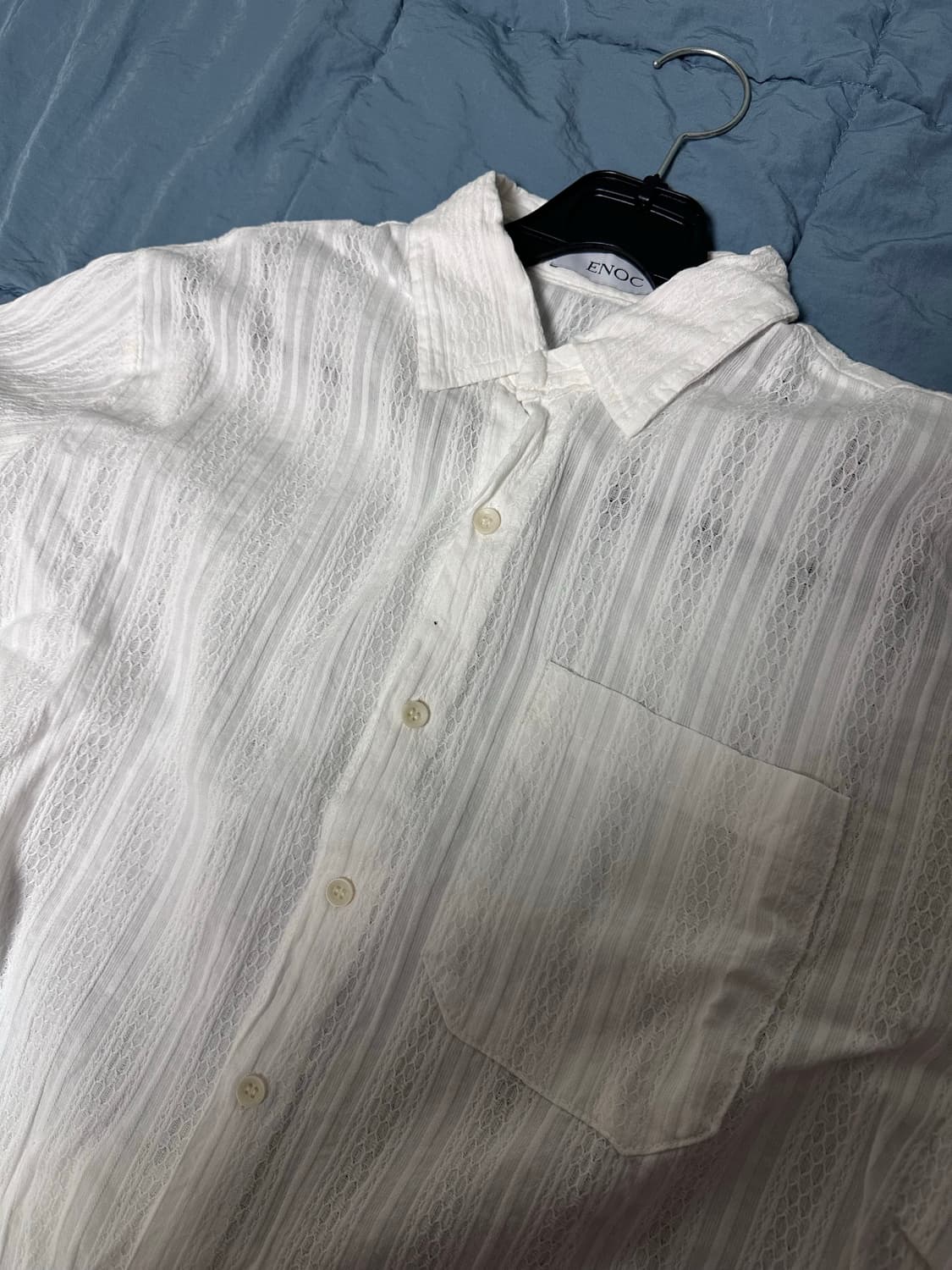 스트라이프 캔버스 셔츠 상품이미지2