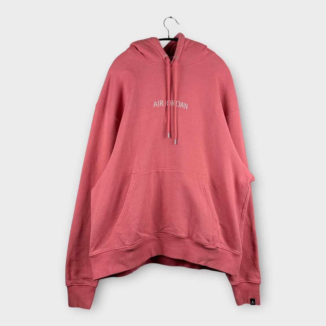 (4XL) 나이키 에어조던 자수로고 후드 티 핑크 상품이미지1