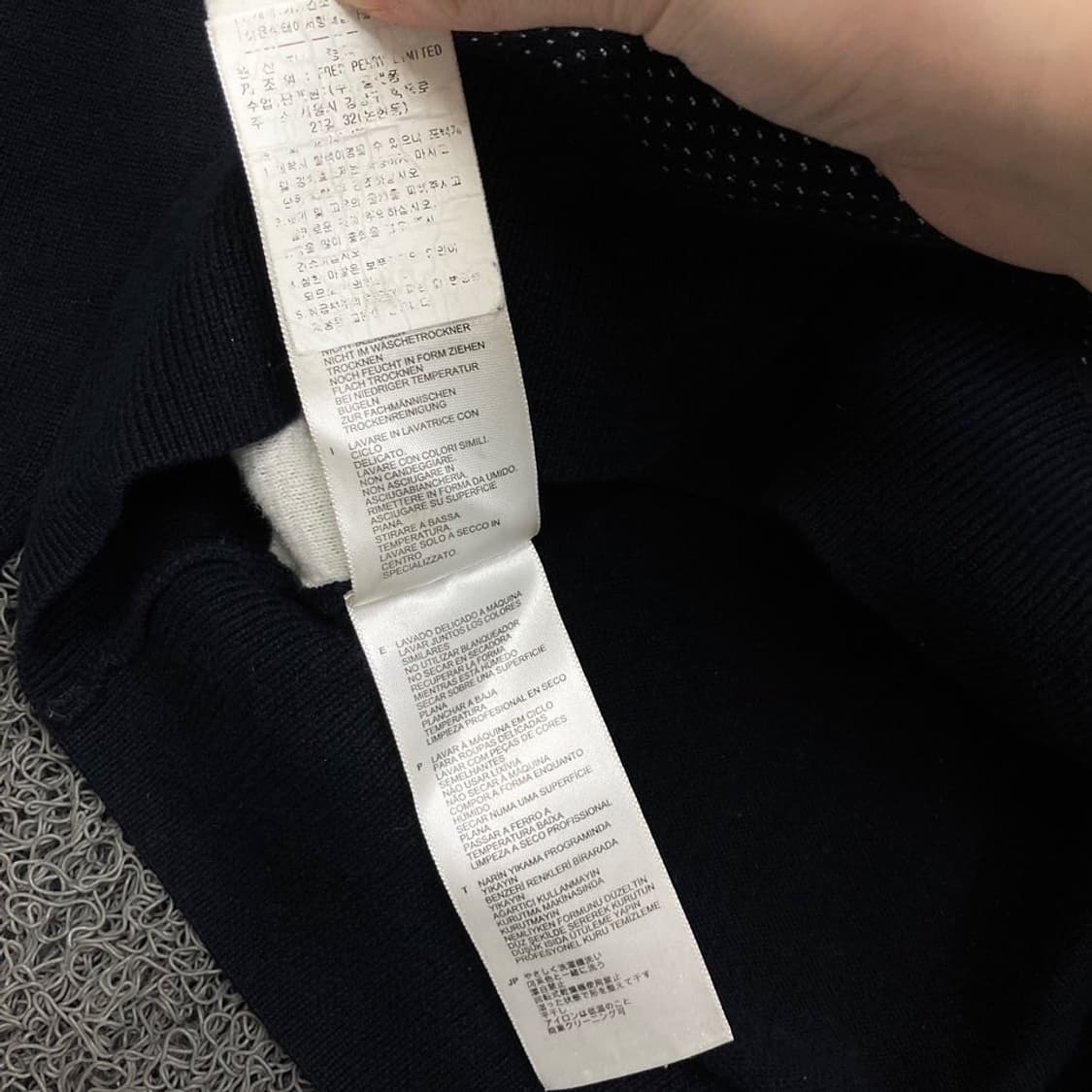 Fred Perry 자수로고 라운드 니트 상품이미지5