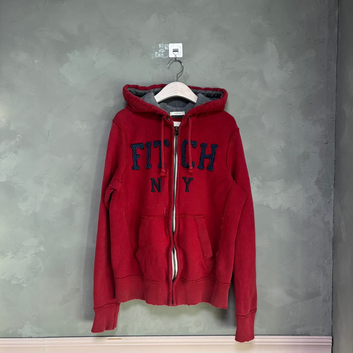 아베크롬비 후드집업 레드 상품이미지1
