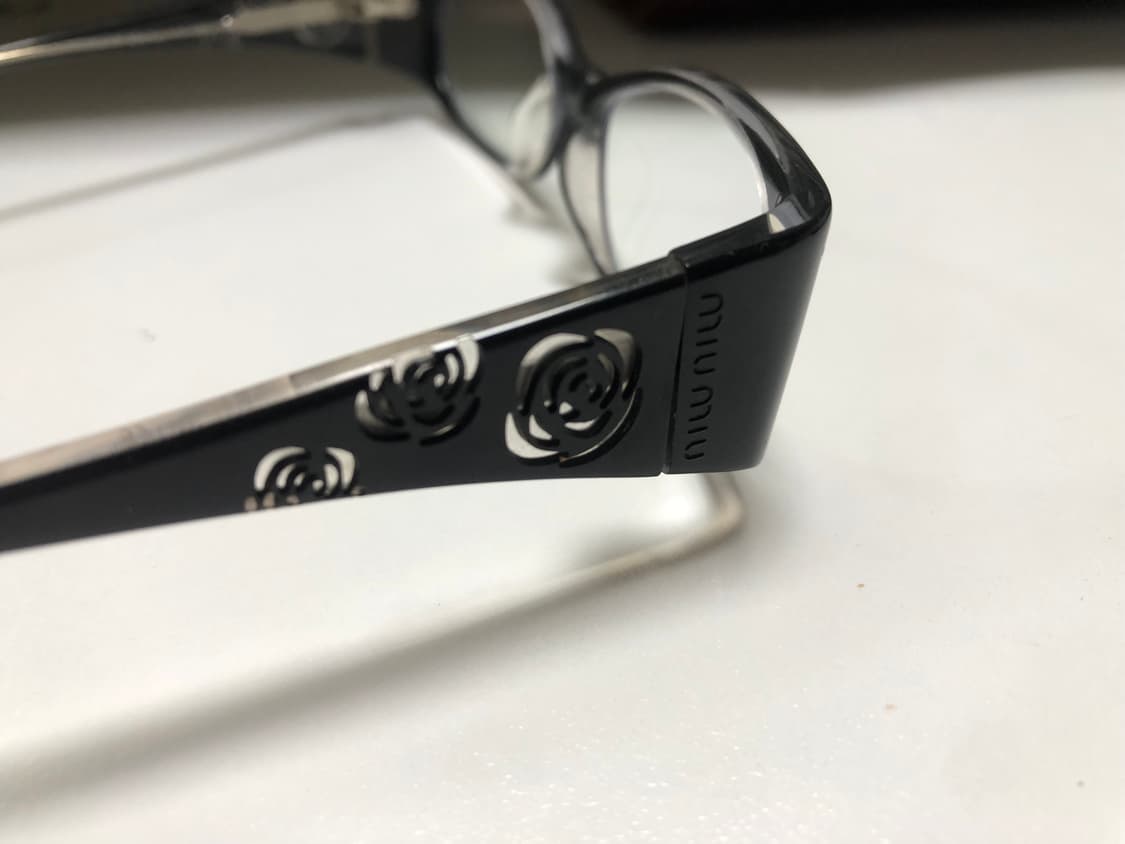 미우미우 로즈 프레임 안경 상품이미지6