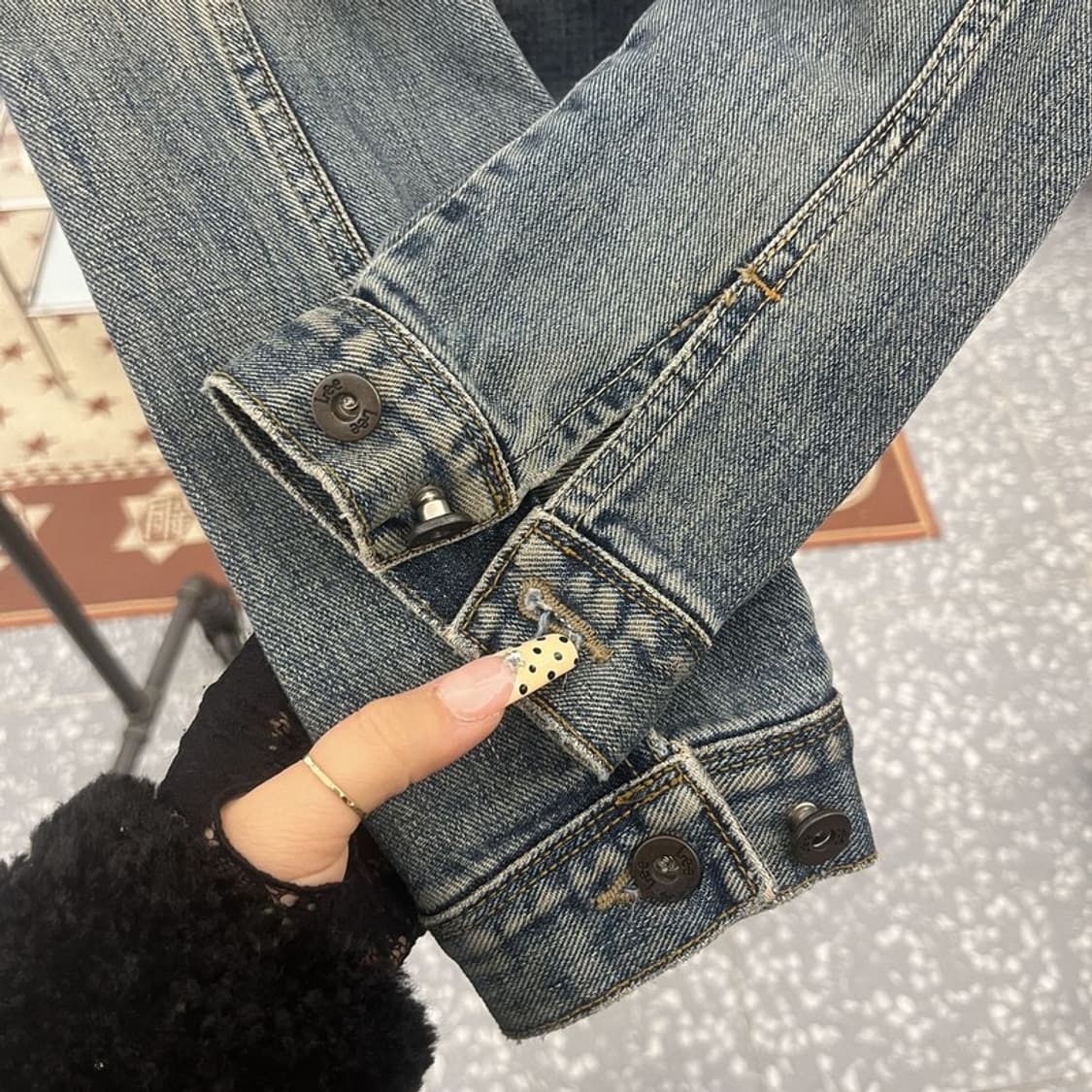 LEE 리 올드스쿨 레트로 빈티지 워싱 데님자켓 95 C09794 상품이미지7