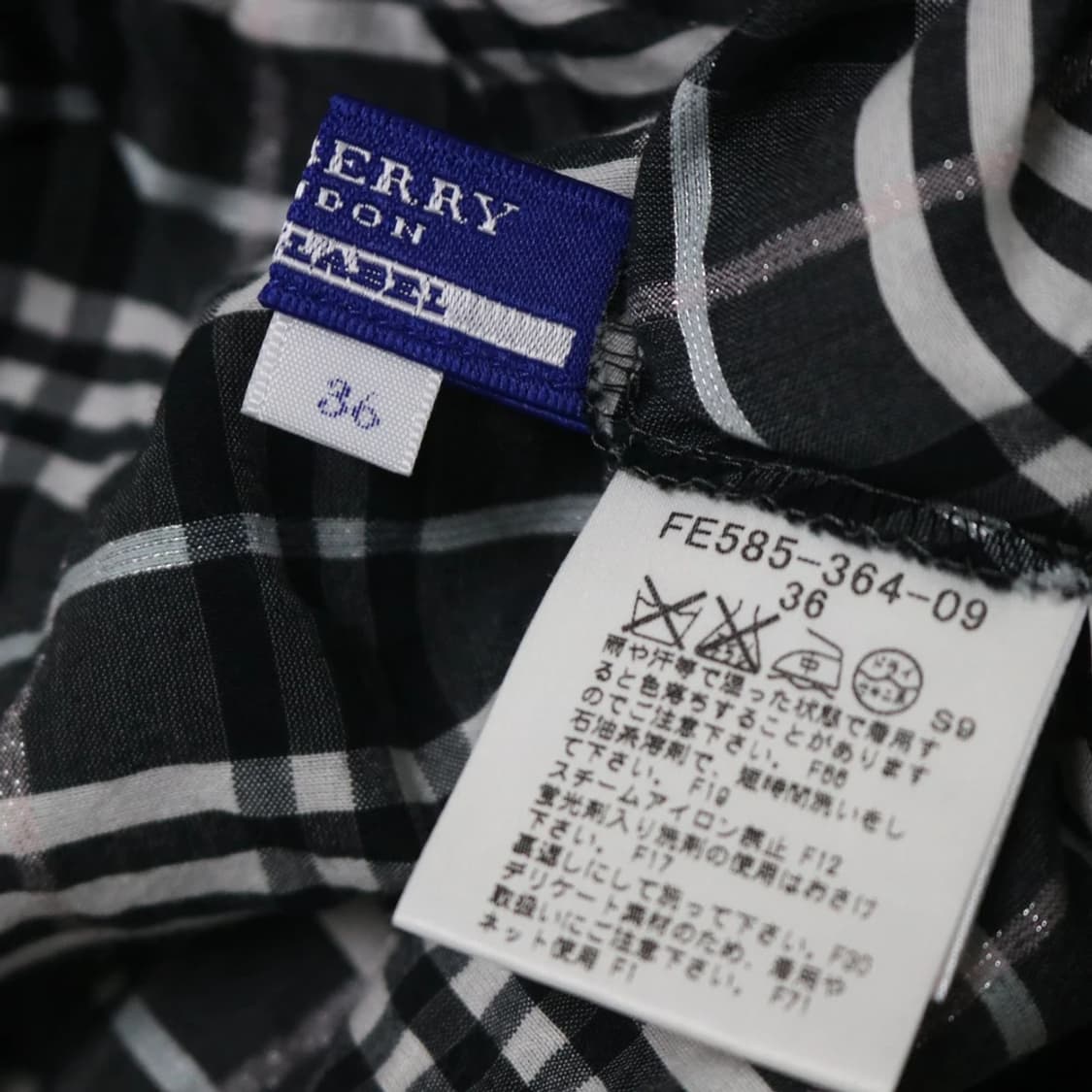 버버리 블루라벨 퍼프 셔링 블라우스 67862 상품이미지7