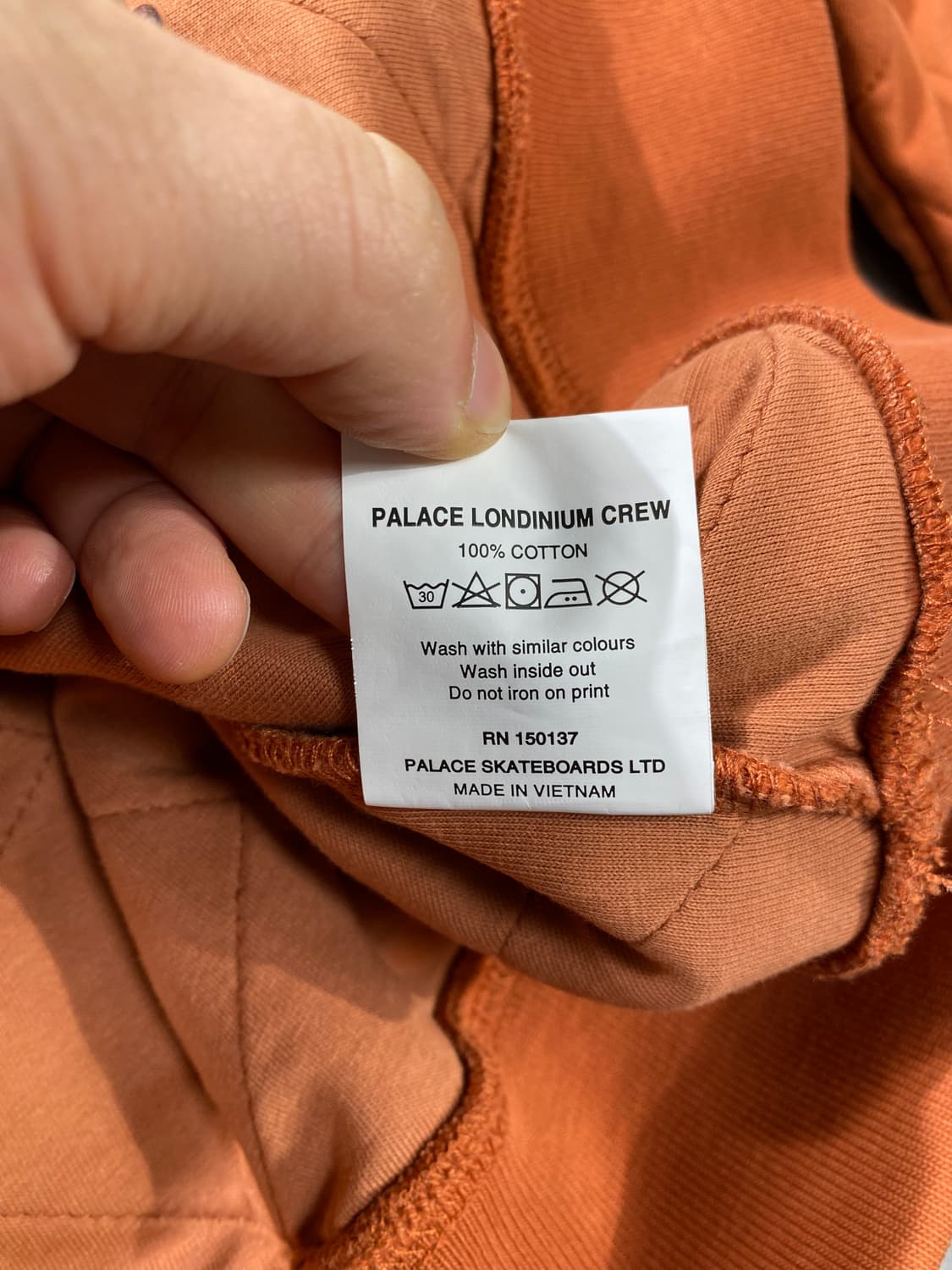 [XL] PALACE 팔라스 런디니움 퀼티드 스웻셔츠 상품이미지8