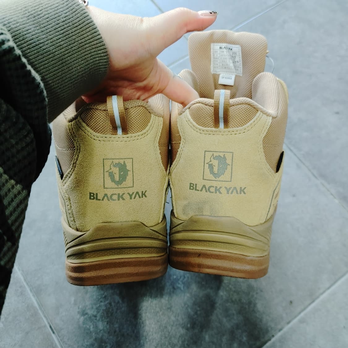 255 블랙야크 남성 세이프티 하이탑 브라운 워커 안전화 상품이미지4