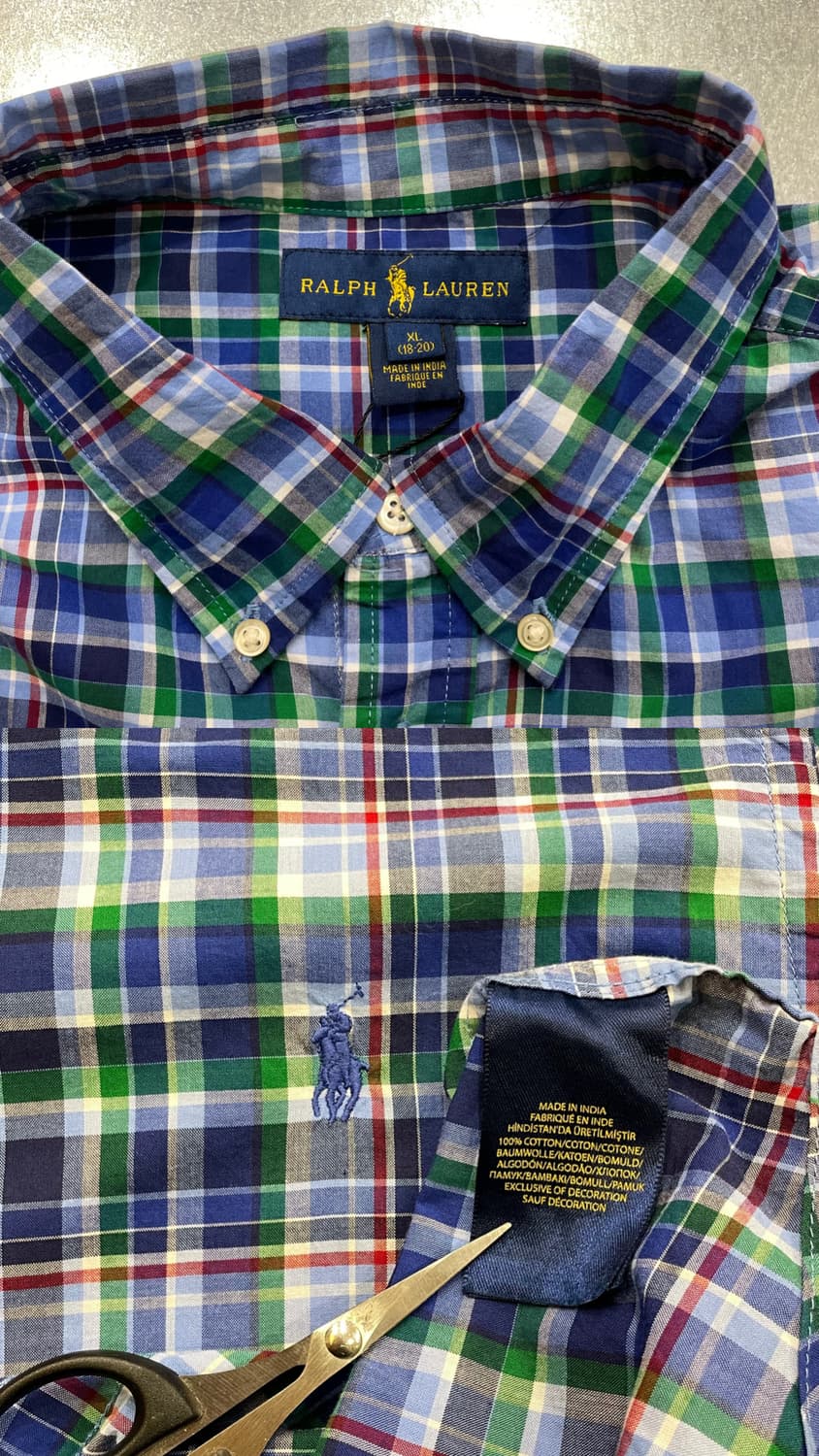 (XL) POLO 폴로 랄프로렌 체크 셔츠 상품이미지8