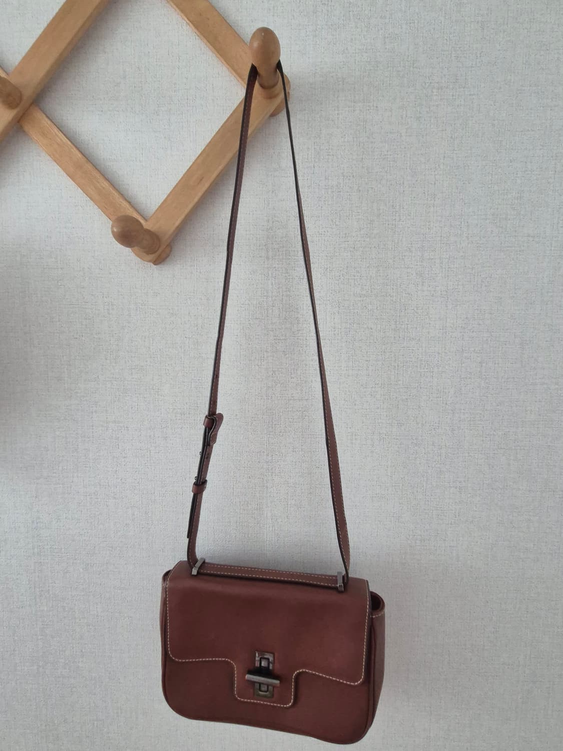 마시모두띠 브라운 가죽 크로스백 상품이미지2