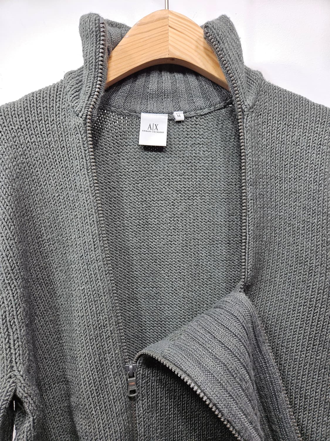 알마니 익스체인지 집업니트 상품이미지7