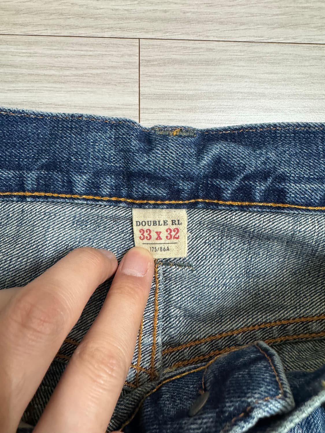 rrl 스트레이트 힐스뷰 33/32 판매합니다 상품이미지4