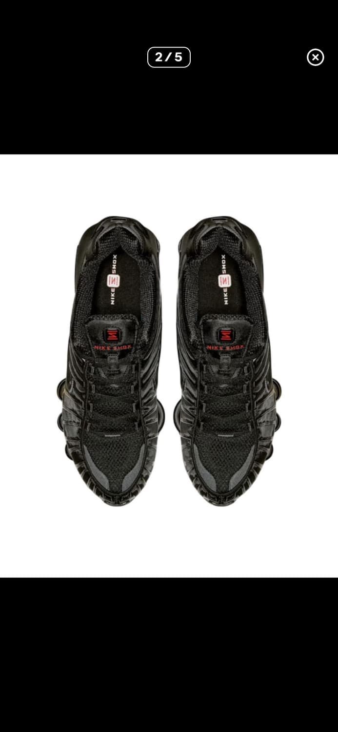 나이키 샥스 TL 블랙 메탈릭 헤마타이트 상품이미지2