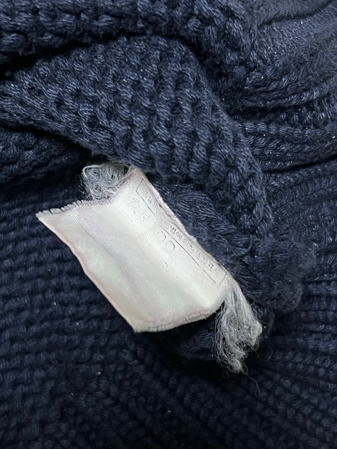 90s폴로랄프로렌 P로고 네이비니트 100사이즈 상품이미지4