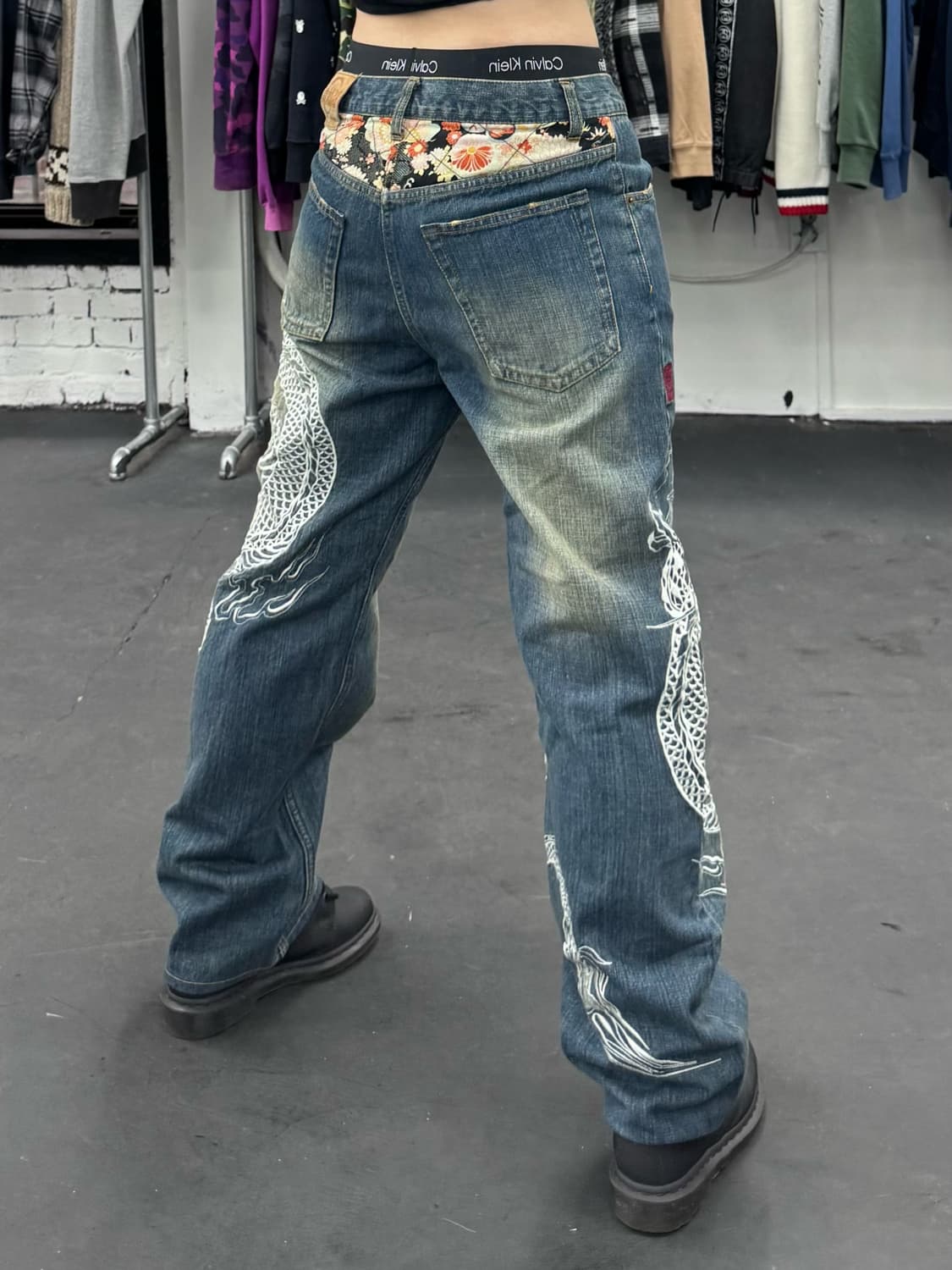 카라쿠리 타마시 오리엔탈 데님팬츠 상품이미지4