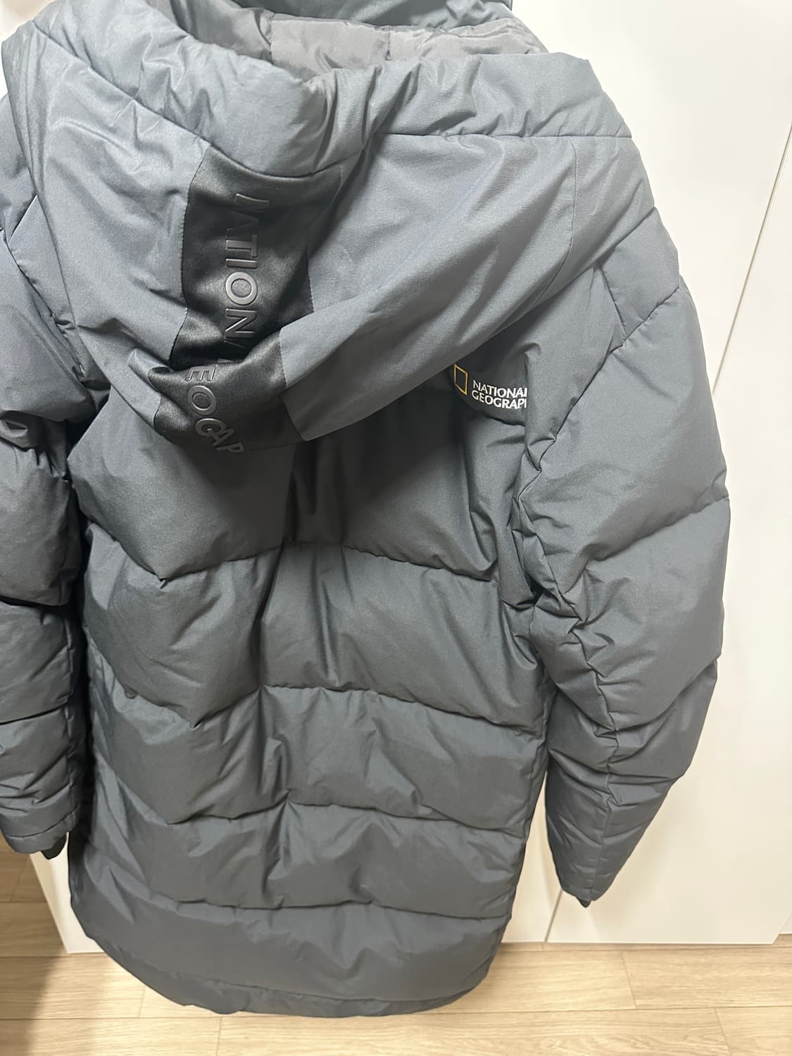 내셔널지오그래픽 롱패딩 곤색 상품이미지3