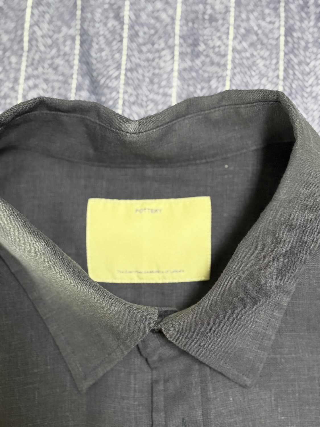 포터리 린넨셔츠 네이비 4사이즈 상품이미지5