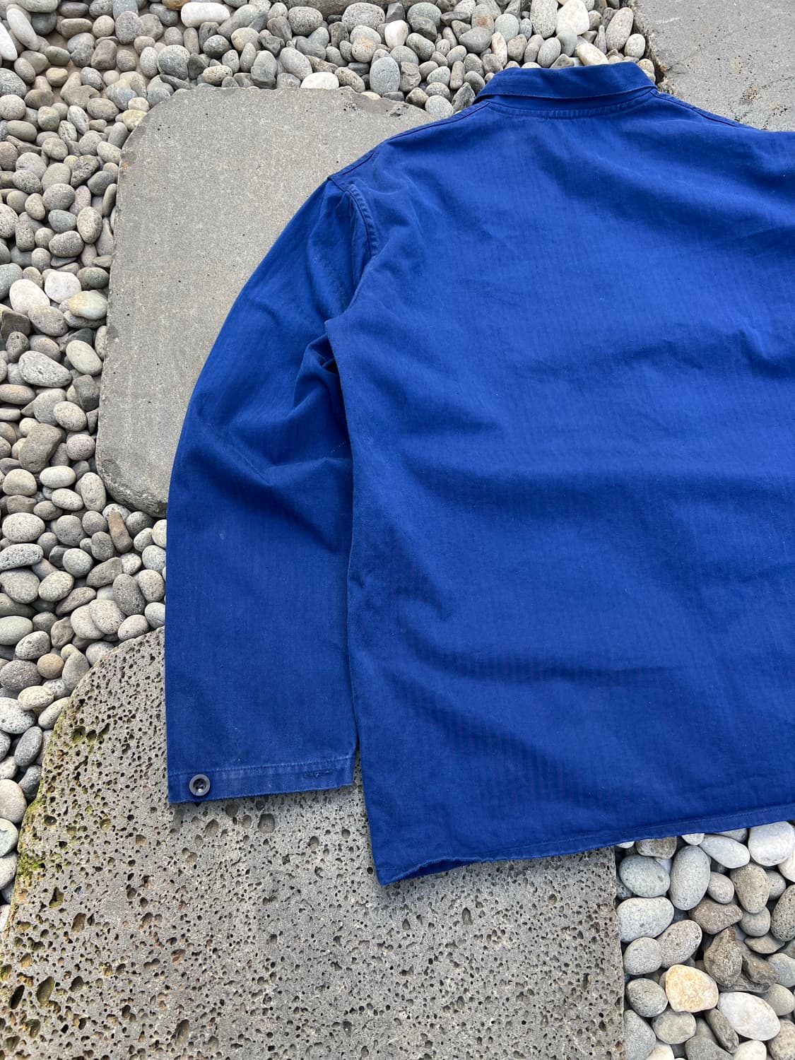 OLD VINTAGE  HBT FRENCH 헤링본트윌코튼 프렌치워크자켓 상품이미지8