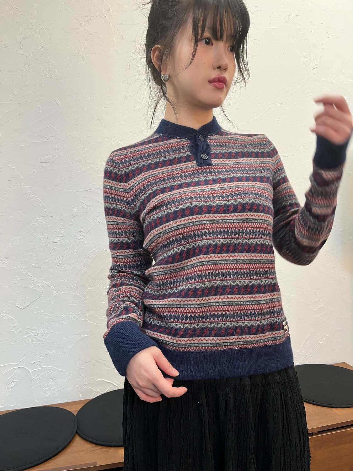 히스테릭 글래머 블렌드 니트 스웨터 상품이미지7