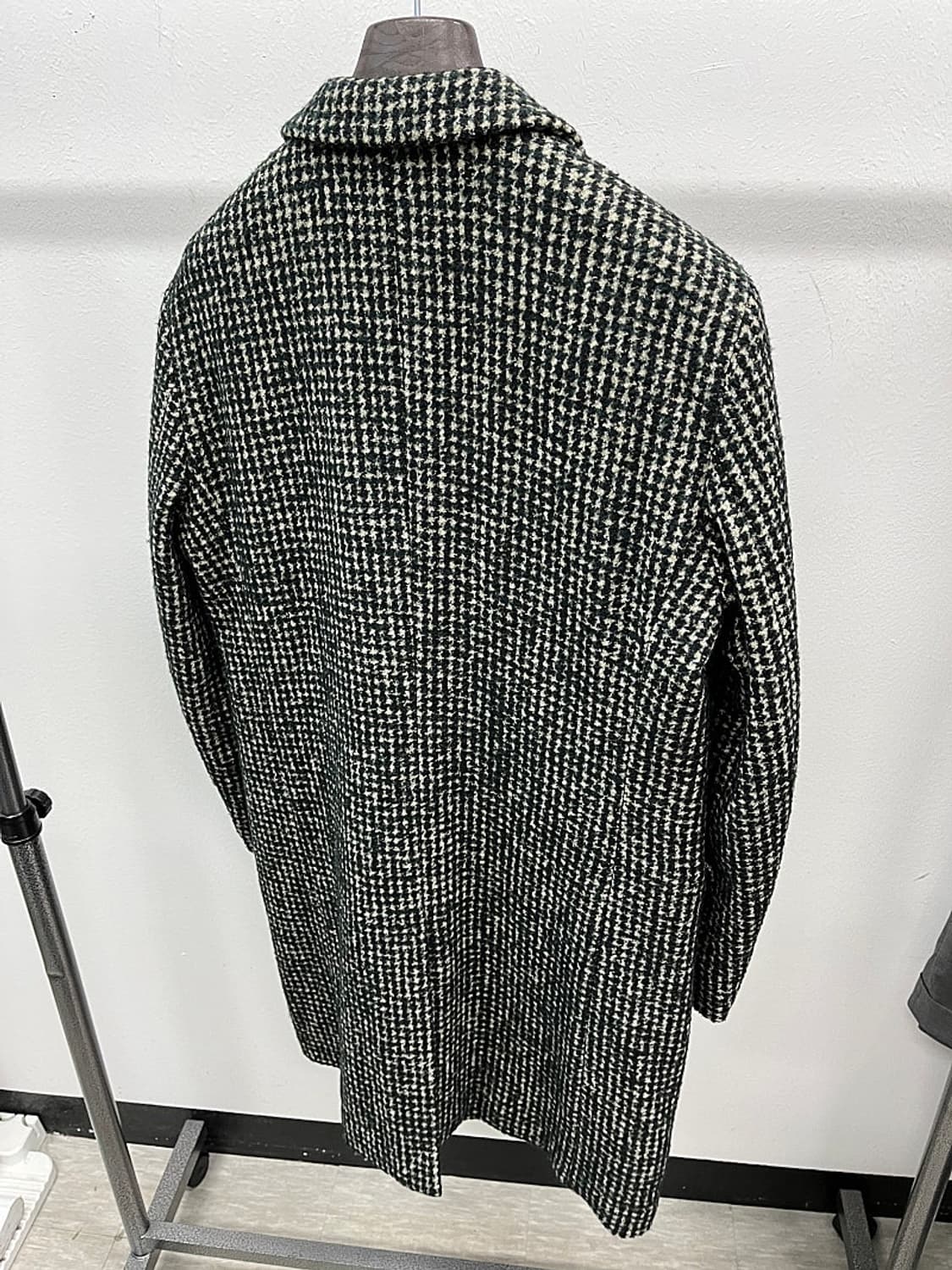 105) 마에스트로 딥그린 트위드 울코트  상품이미지7