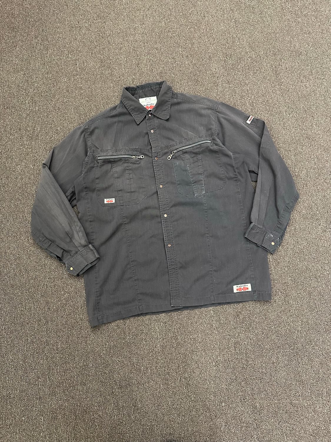 OS)Kakuda vintage 지퍼 포켓 워크셔츠 상품이미지1