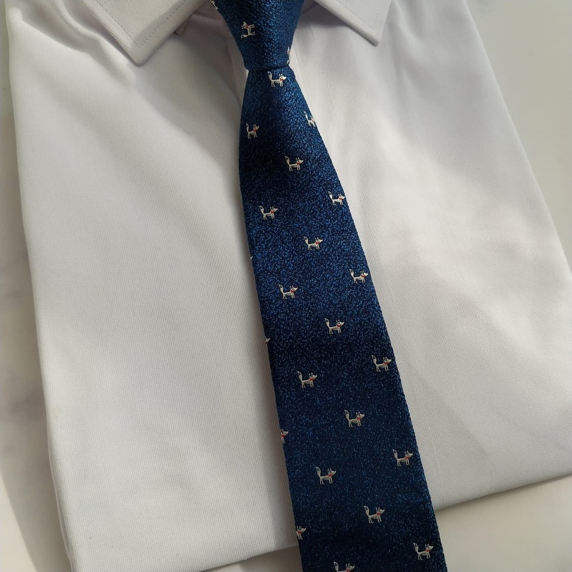 에스.티. 듀퐁 실크 애니멀 패턴 넥타이 7.5cm B등급 K921 상품이미지8