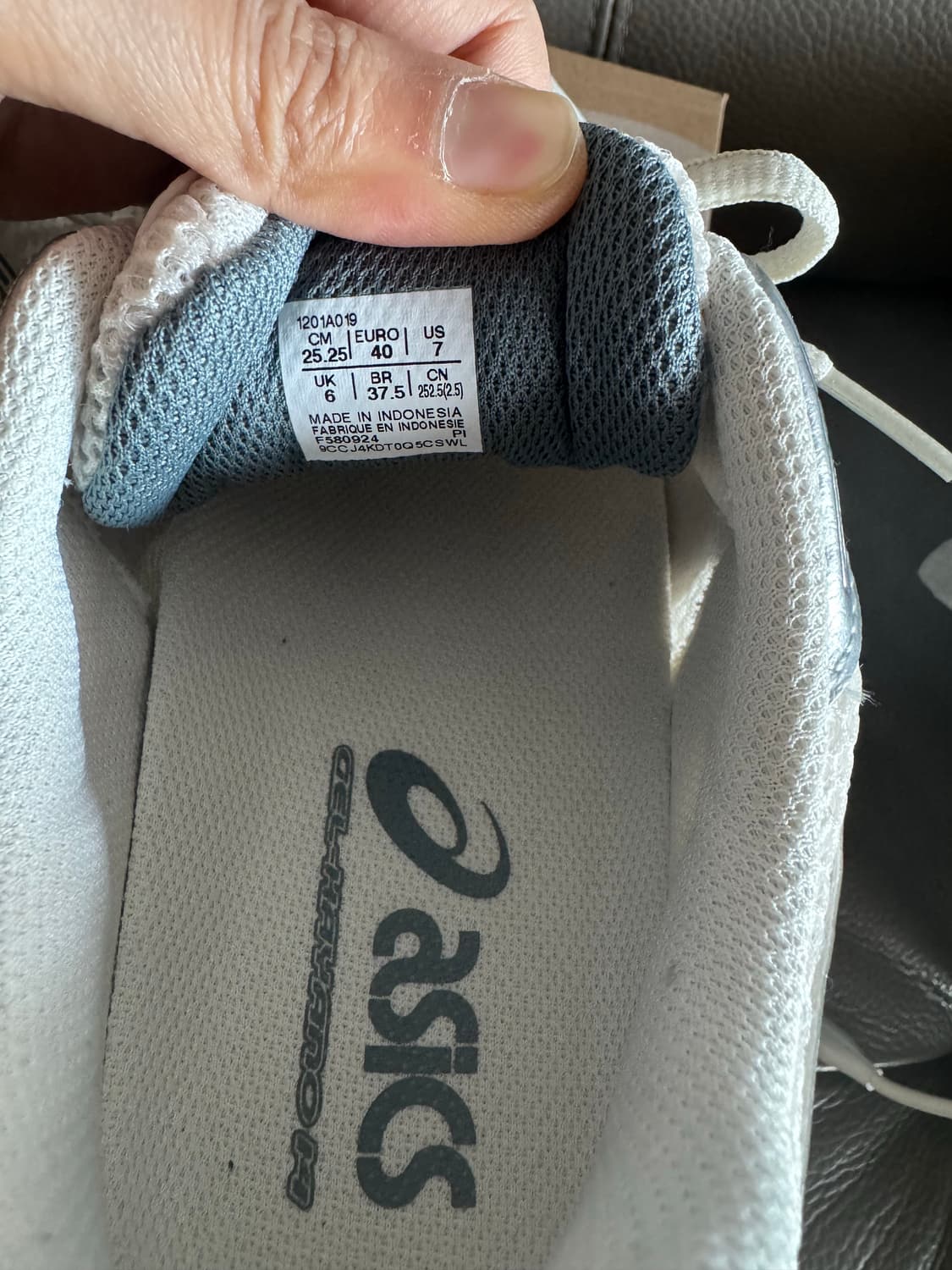 아식스 젤카야노14 버치다크퓨터 252.5사이즈 상품이미지5