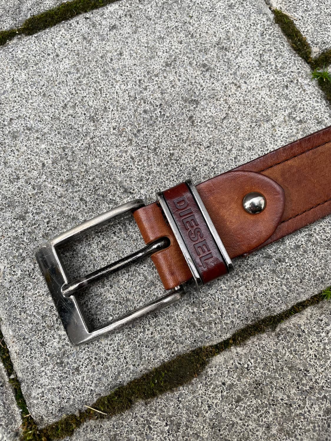 Diesel 디젤 통가죽 벨트 상품이미지2