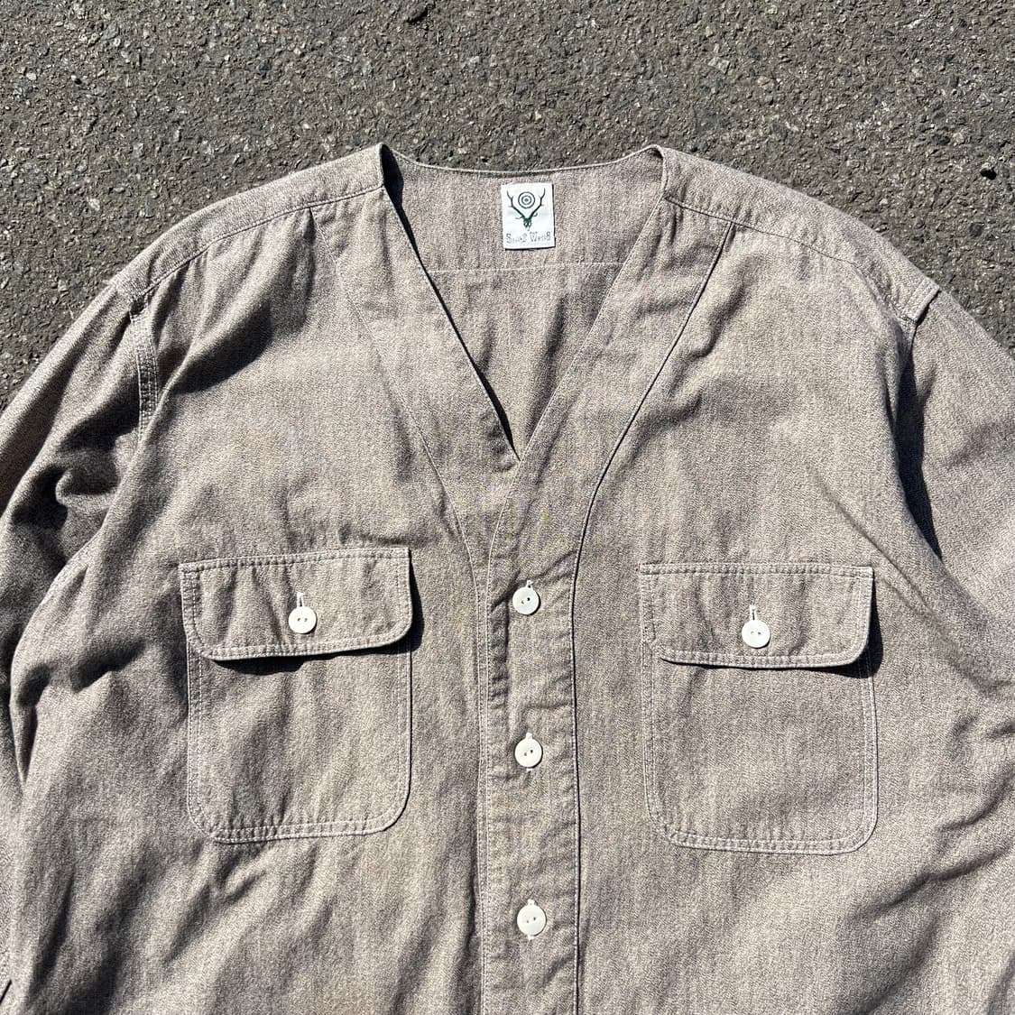 남이서팔 브이넥 셔츠 상품이미지2