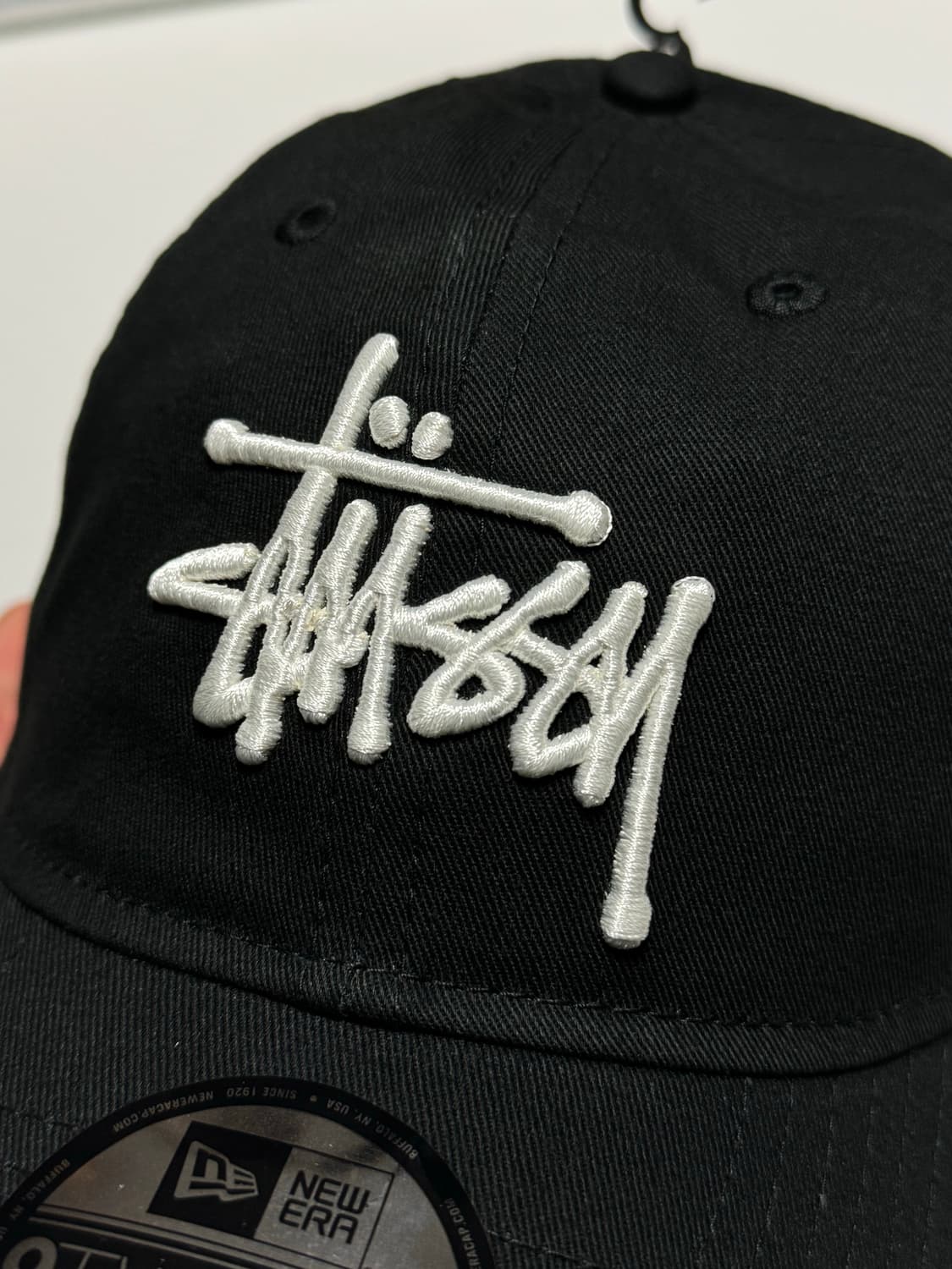 스투시 모자 볼캡 블랙 1311107 상품이미지2