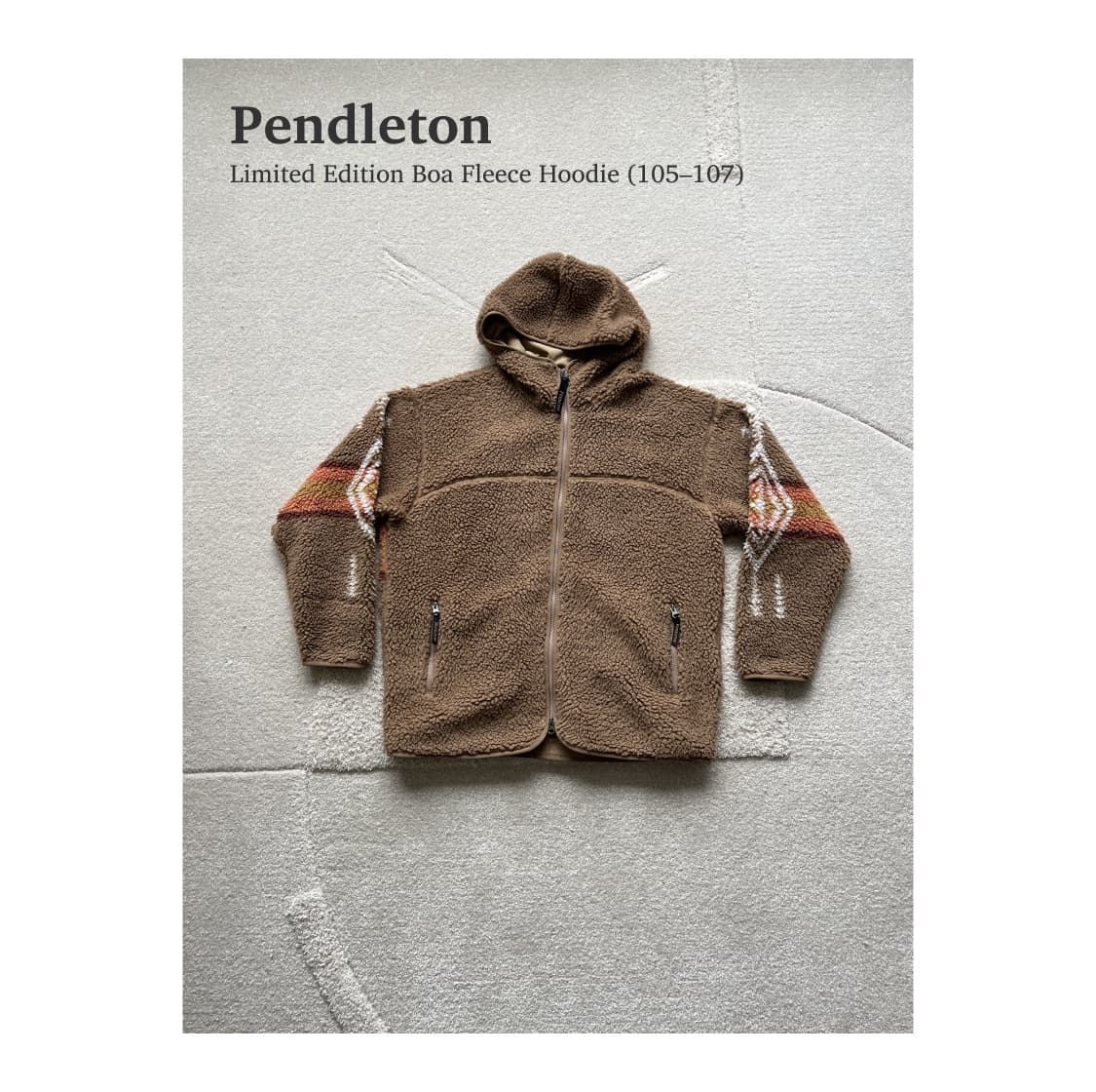 펜들턴 리미티드 에디션 보아 플리스 후디 (105-107) 상품이미지1