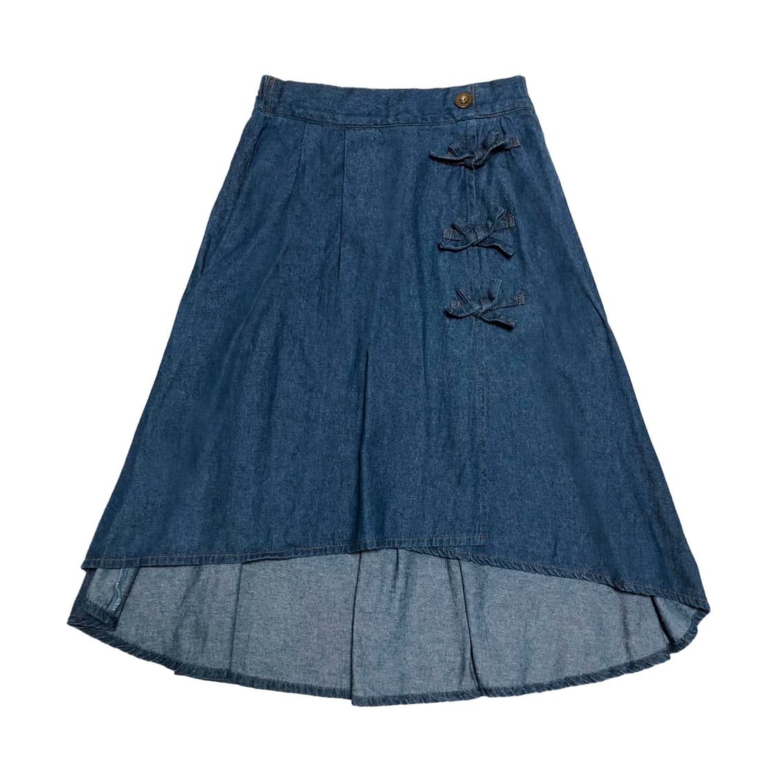 Lizlisadoll bambina Denim Ribbon skirt 상품이미지1